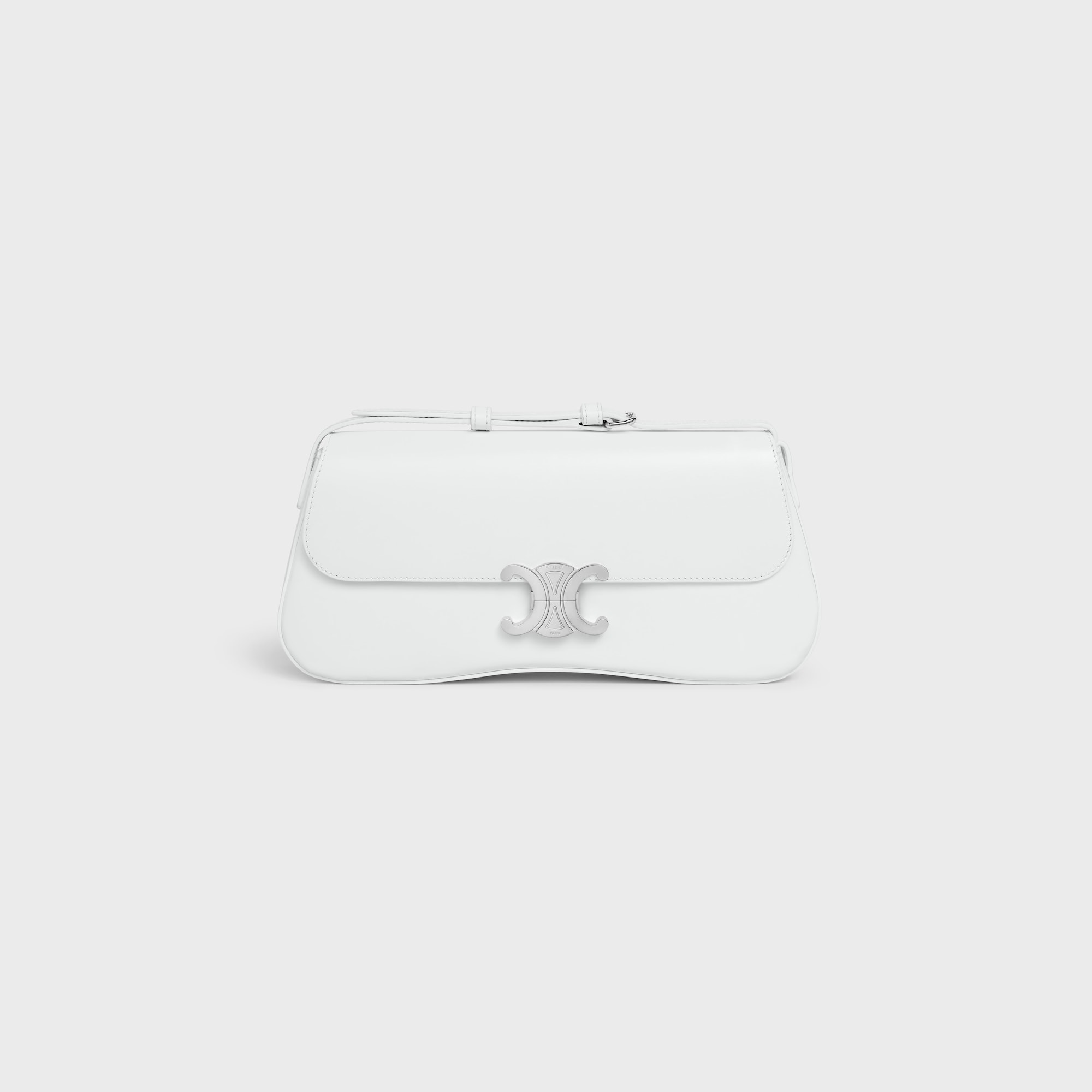 MEDIUM CELINE LOLA BAG IN SHINY CALFSKIN BLANC DE BLANC - Image 1